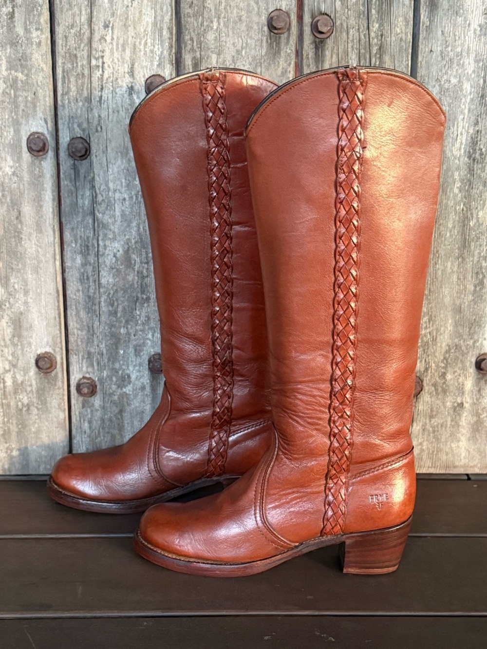 Vintage Frye Sabrina Campus Boots